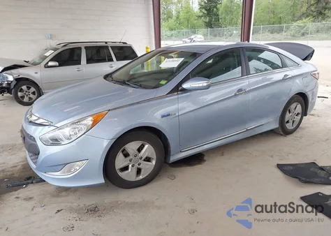 2012 Hyundai Sonata Hybrid z USA, uszkodzony, nr VIN KMHEC4A44CA035656